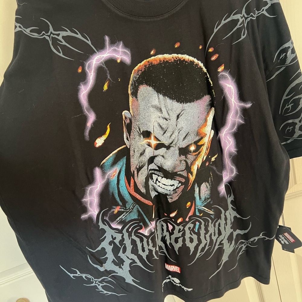 Civil Regime Marvel Blade Black Graphic T-Shirt